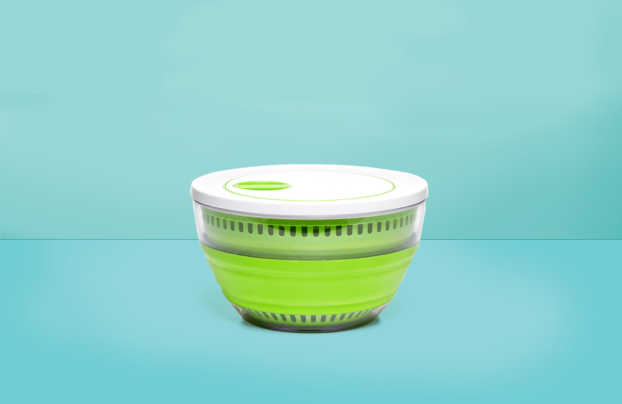 Salad spinner Large Salad Spinner Vegetable Or Lettuce Dryer,Keeper,Crisper and Shaker,Compact Rotary Handle Is Easy to Spin and Allows Easy Storage 