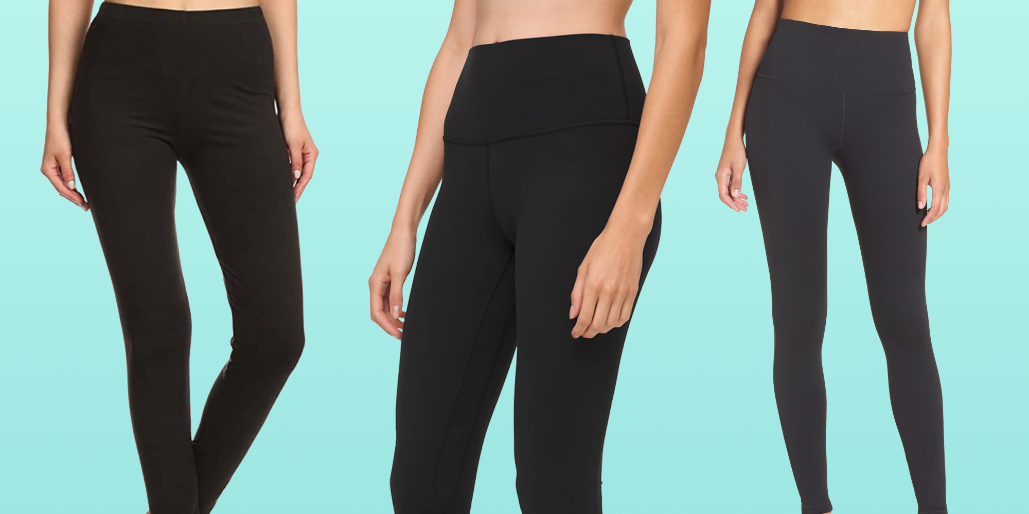 Calça legging preta com bolso básica