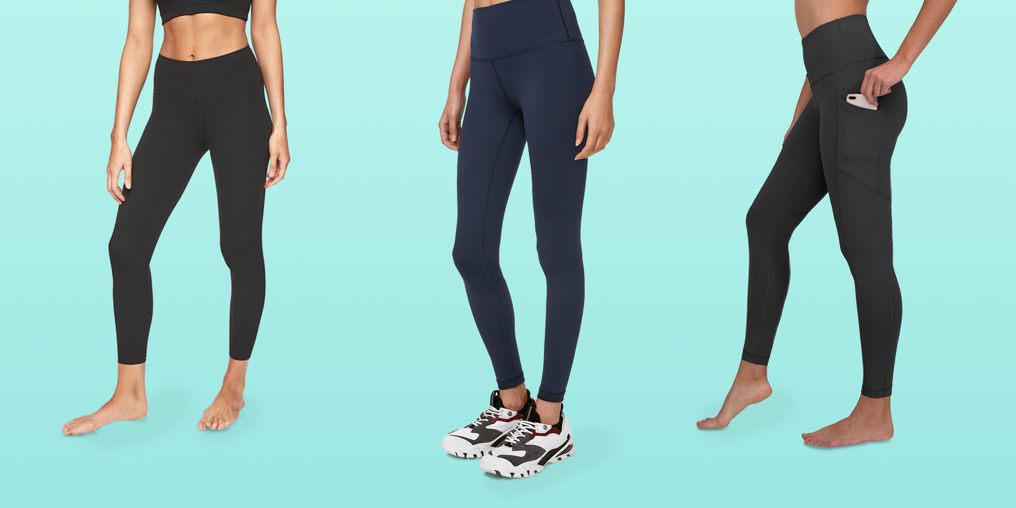 New Women/'s Yoga Gym Workout Knee Length Capri Cropped Two-Tone Leggings Pants