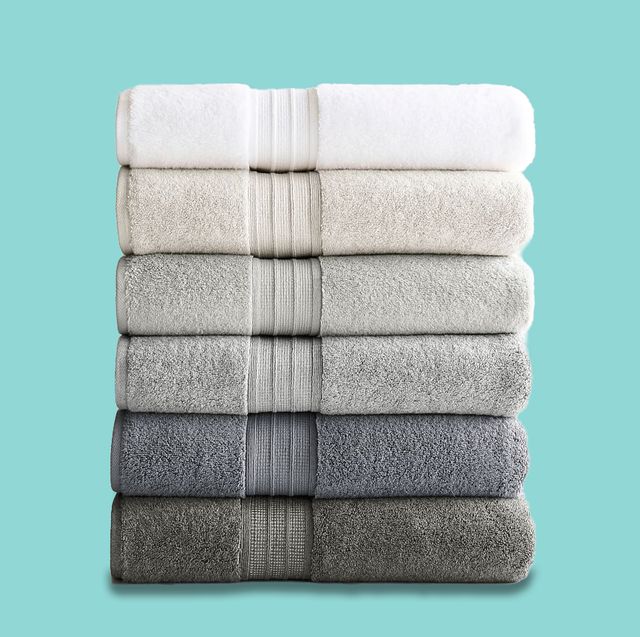 Mainstays Performance Anti-Microbial Solid 6 Piece Towel Set, Coolwater, Size: 6-Piece Towel Set (2 Bath + 2 Hand + 2 Washcloths)