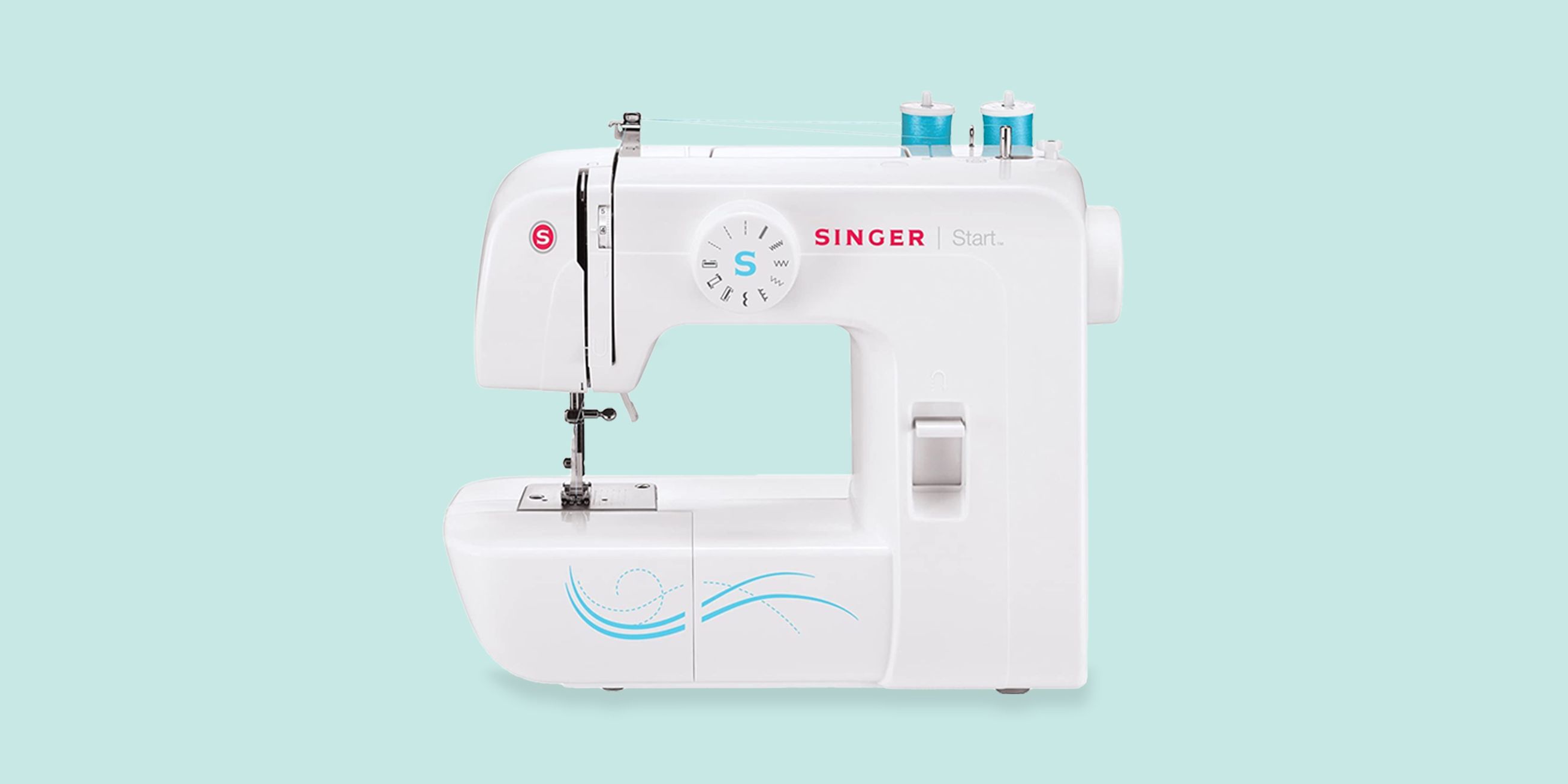 Electric Sewing Machine,Mini Portable Handheld Household Multifunction 12 Stitches Double Thread and Speed Free-Arm Crafting Mending Machine LED Light Sewing Classes Beginner Sewing Machine kit 