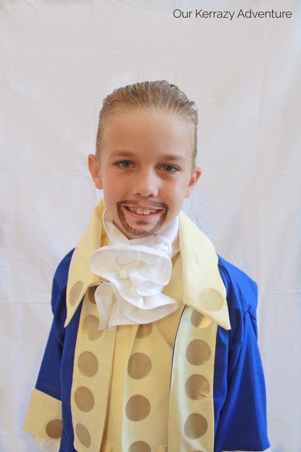 alexander hamilton costume for kids