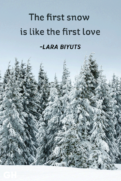 12 Best Quotes About Snow - Snowy Winter Quotes & Sayings
