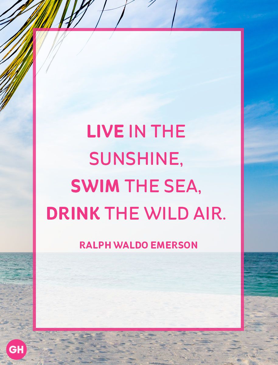 😎 Ralph waldo emerson live in the sunshine quote. Live in the sunshine