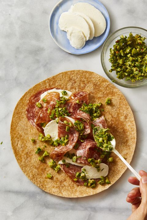 Best Wraps - Salami, Mozzarella, and Olive Tapenade Wrap Recipe
