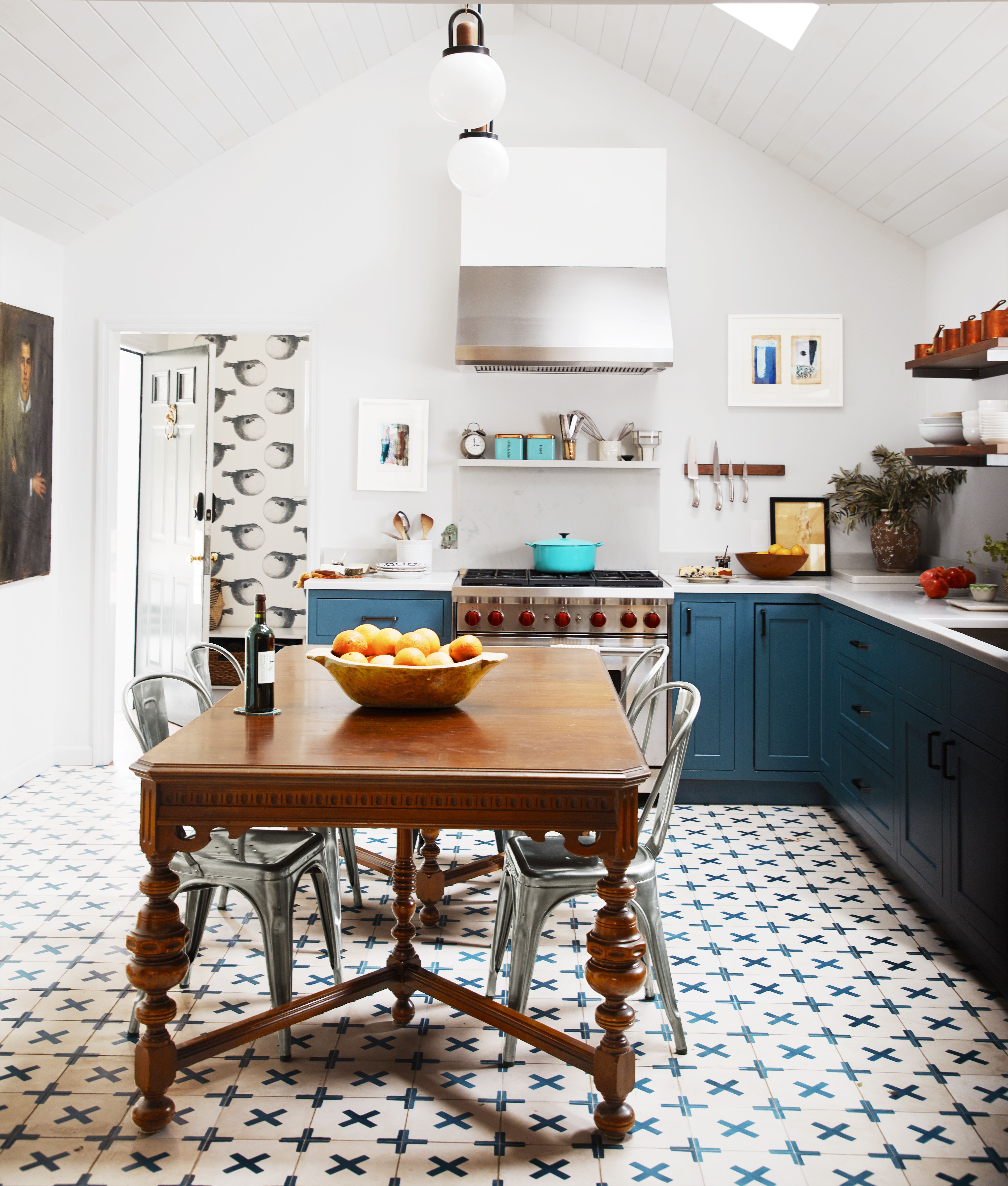 Dining Room Closet Ideas : Tips And Tricks For Styling Your China Cabinet : This garage was converted into a work and entertaining space.