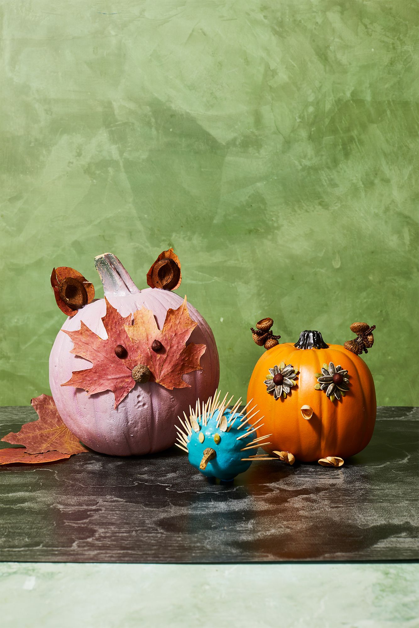 12 Easy No-Carve Pumpkin Decorating Ideas - Cute Pumpkin Decor Ideas