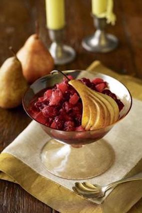 Ginger and Pear Cranberry Sauce
