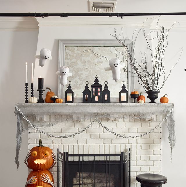 63 Diy Halloween Decorations How To Make Halloween Decorations,Different Ways To Hang Curtains Without A Rod