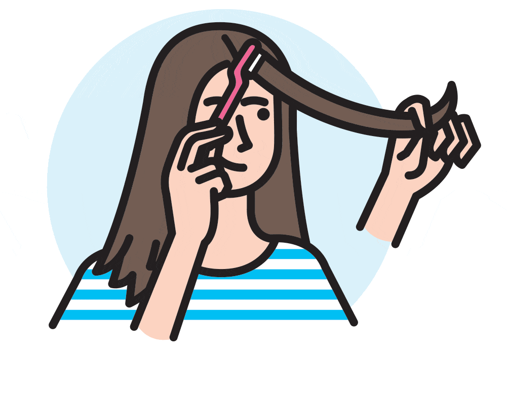 how to streak your own hair without a cap