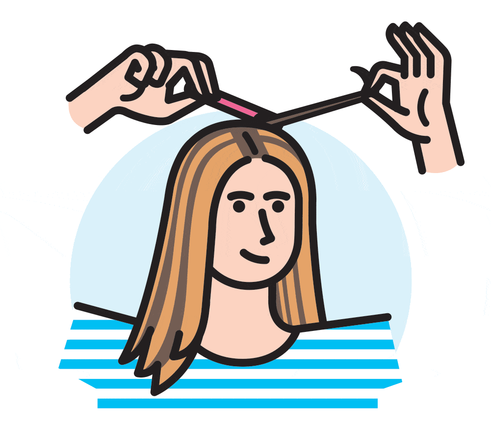 how to streak your own hair without a cap