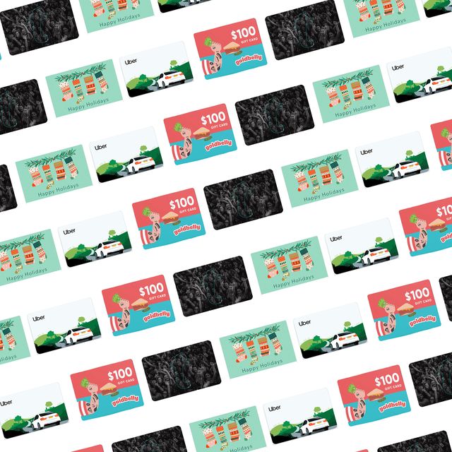 variety of gift cards