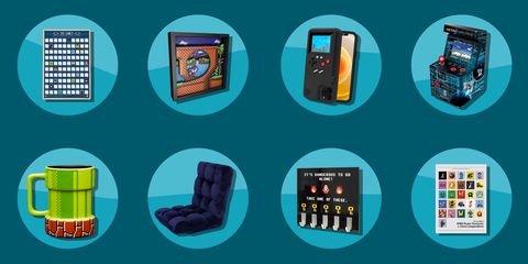 best gifts for gamers including mario pipe mugs, gaming chairs, mini arcade machines, gaming phone cases, scratch off game posters, pixel frame art, super nes super famicom a visual, and more