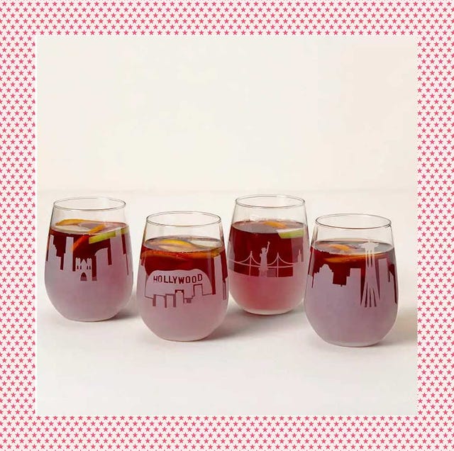 gifts for sister etched skyline wine glass and 3 sisters mug