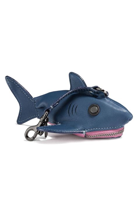 Shark, Fashion accessory, Fish, Bag, Footwear, Leather, Coin purse, Handbag, Cartilaginous fish, Whale, 