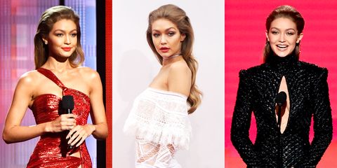 6 Gigi Hadid Dresses From The 2016 Amas All Of Host Gigi