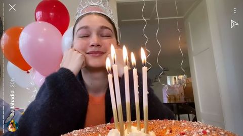 How Gigi Hadid Celebrated Her 25th Birthday In Quarantine,Pizza Toppings Clipart
