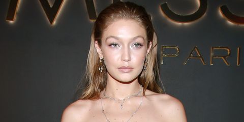 Gigi Hadid Wore a Sparkly Naked Jumpsuit to Messika's New York Fashion ...
