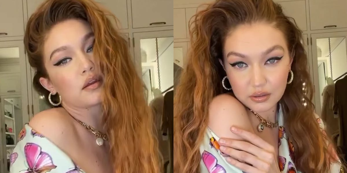 Gigi Hadid Participates In The Viral Unf Ckwitable Tiktok Challenge