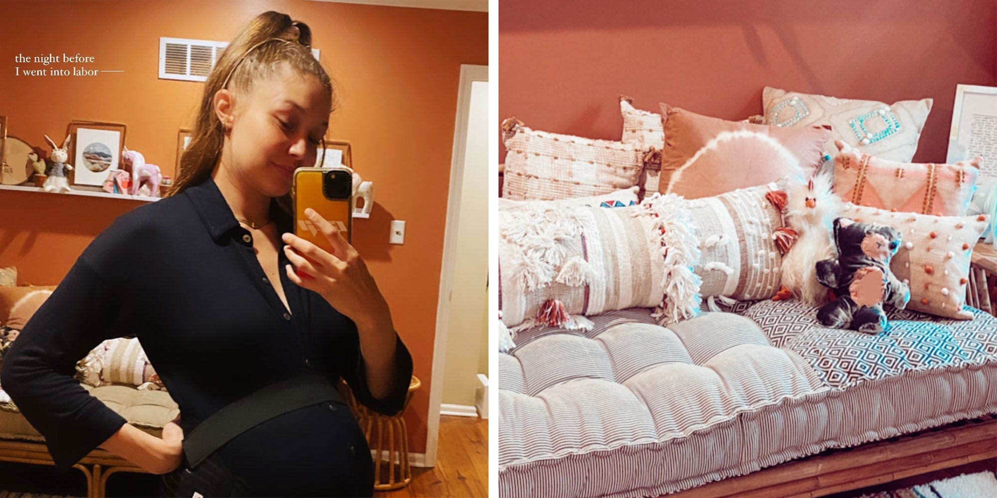 Gigi Hadid Posted a Pre-Labor Selfie and Gave a Photo Tour of Her Baby Girl’s Nursery