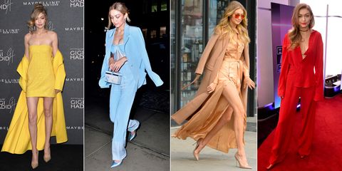 Gigi Hadid wears Vivienne Westwood dress – Gigi Hadid dresses top-to ...