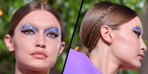 Gigi Hadids Festival Beauty Inspiration At Valentino Couture