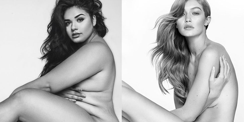 Diana Sirokay Porn Video - A Model Recreated Gigi Hadid's Naked Ad, and it's Pure Fire