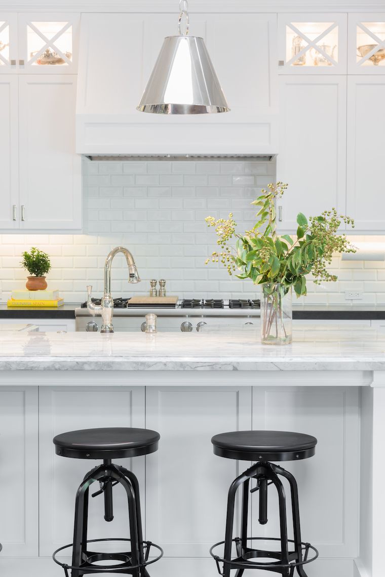 white subway tile