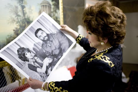 Gina Lollobrigida gina lollobrigida politica cuba fidel castro