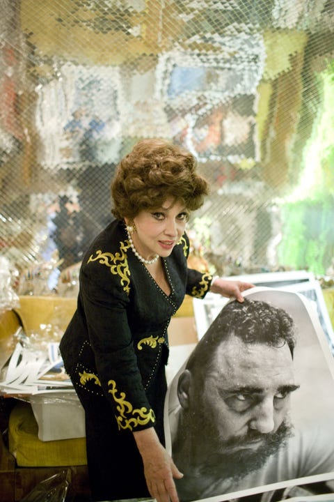 Gina Lollobrigida gina lollobrigida fidel castro