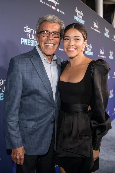 gina rodriguez and her father