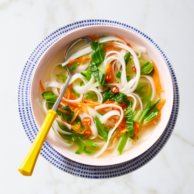 ginger noodle soup with bok choy recipe