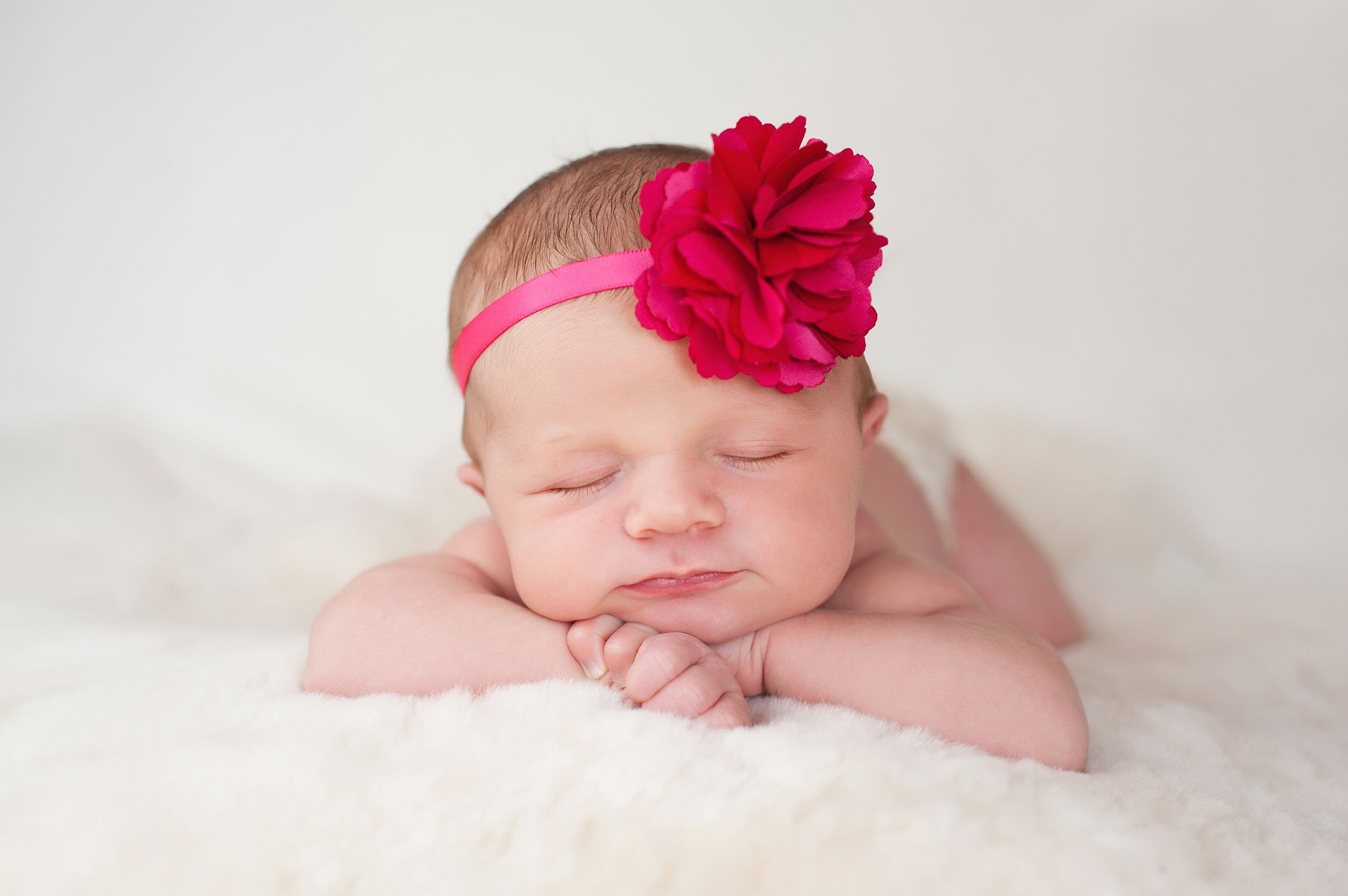 baby on flower