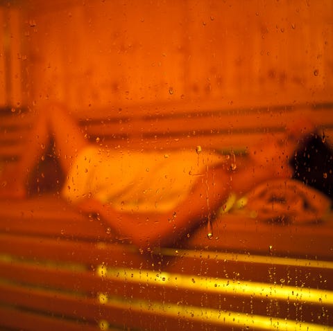 Girl in Sauna