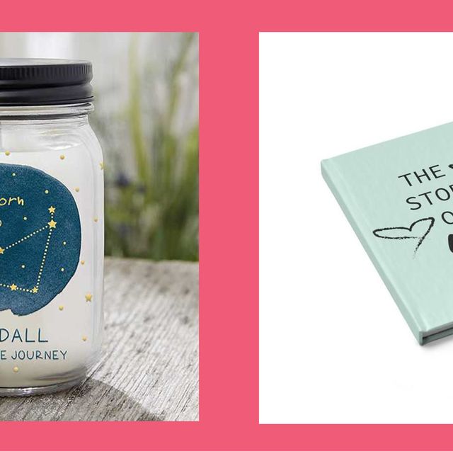 girlfriend gifts zodiac candle and story of us book