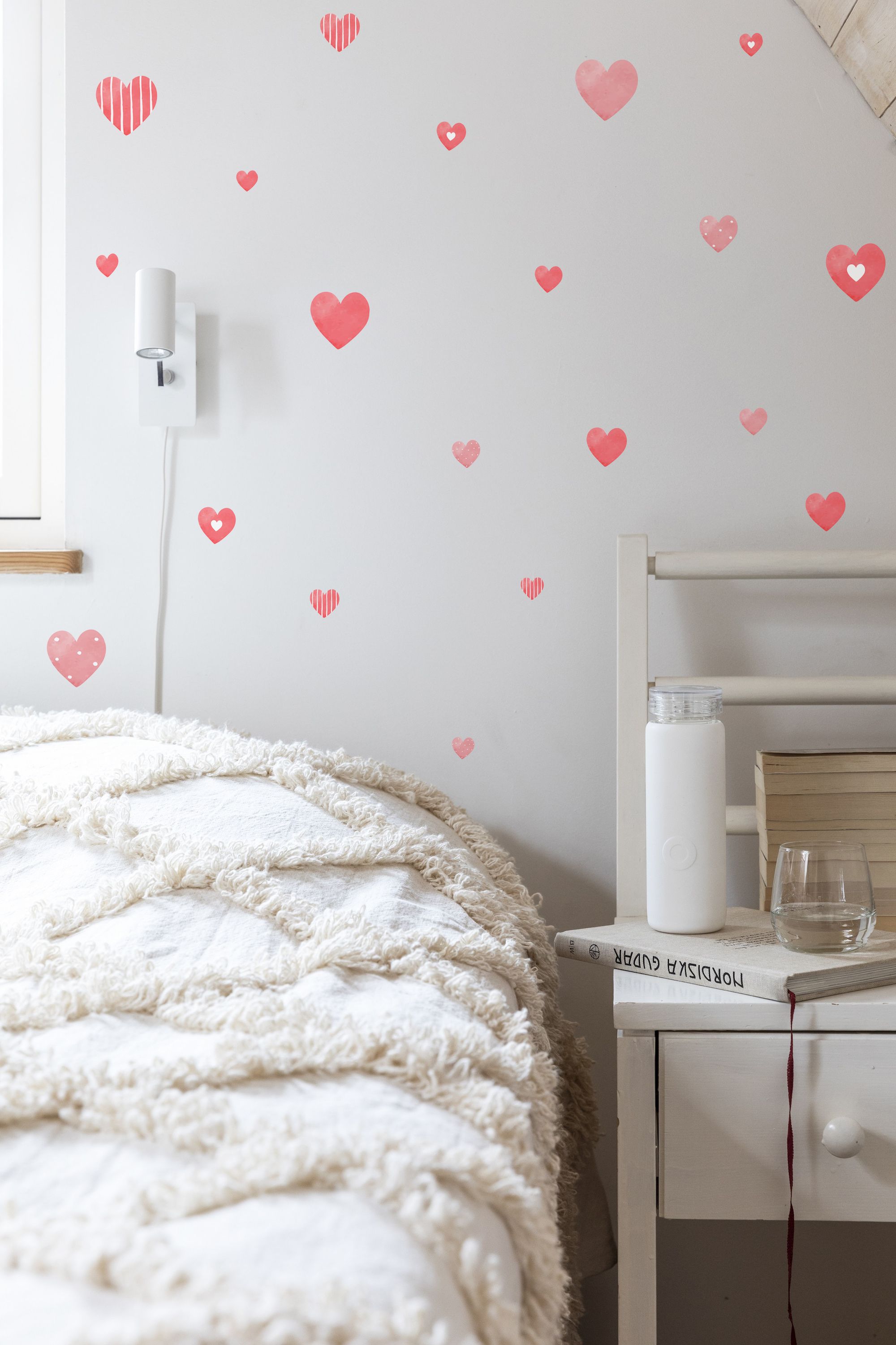 Идеи спальня для девочки сердечки
