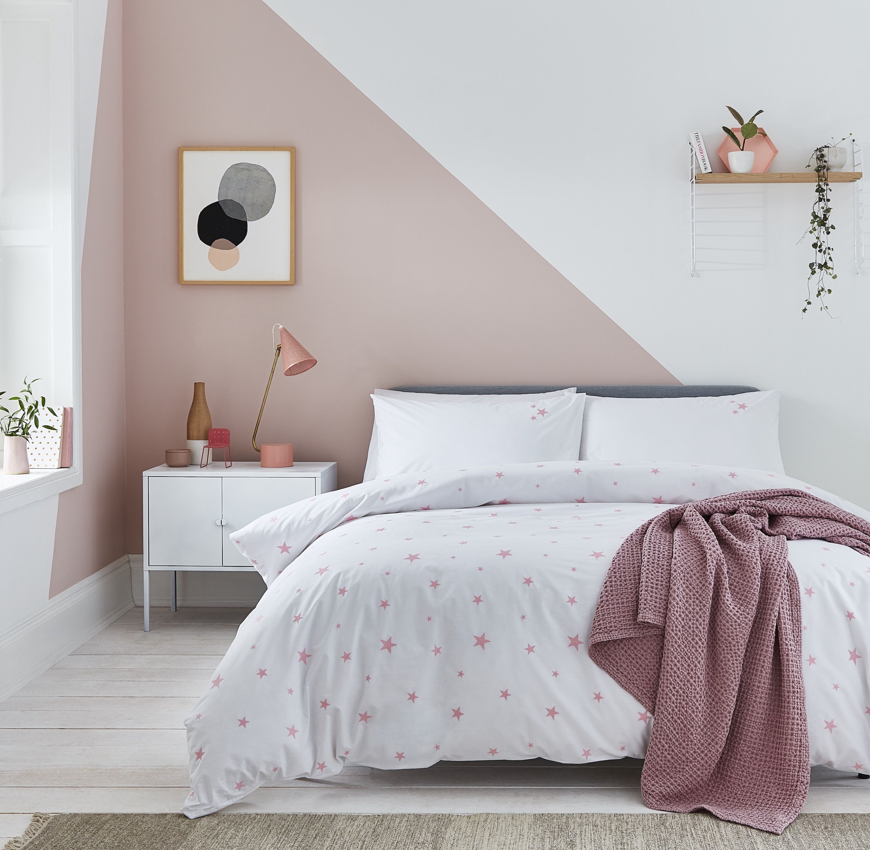 Идеи спальня для девочки розово белый