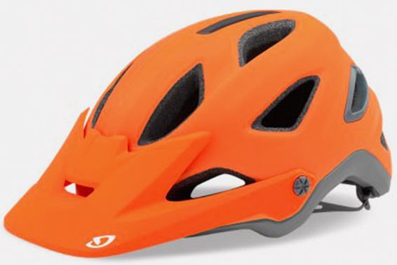 mtb helmet orange