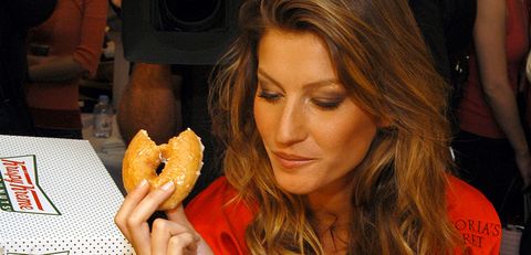 Gisele eating a donut - How to stop your sweet tooth