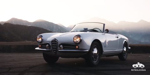 An Alfa Romeo Giulietta Spider Is A Perfect 1950s Roadster