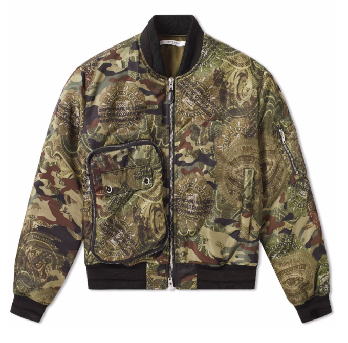 bomber camuflaje hombre