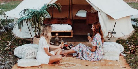 Nos vamos de glamping -Cómo acampar con estilo