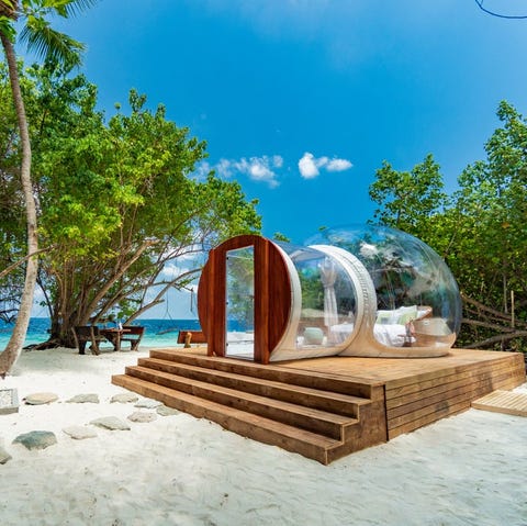 glamping bubble