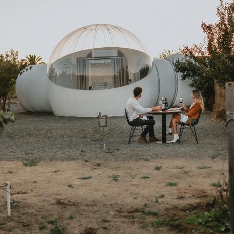 glamping bubble