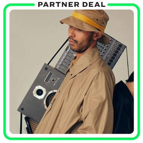 man wearing goldwin jacket