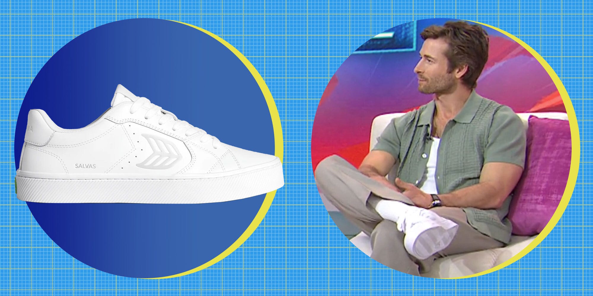 Glen Powell Rocked the Ultimate Summer Sneakers. Snag a Pair Here.