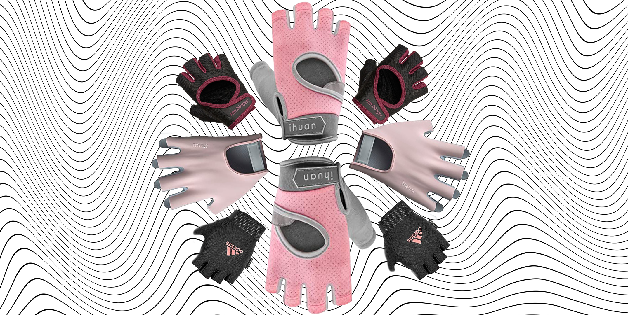 Womens training gloves adjustable stretch comfort grip brand C9 NWT black 