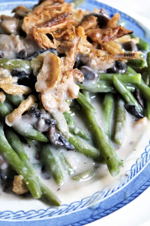 gluten free vegan green bean casserole