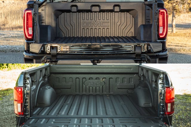 2019 GMC Sierra CarbonPro Bed vs. 2019 Ford F-150 Aluminum Bed