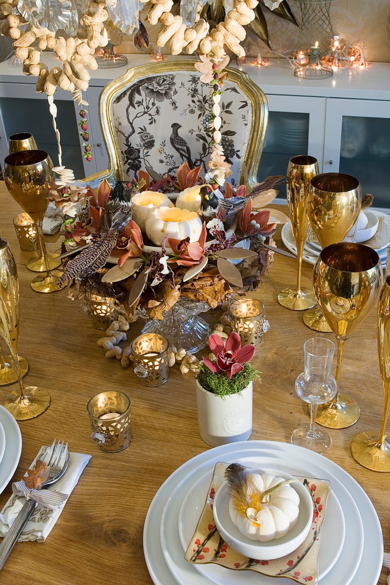 16 Best Thanksgiving Table Decor Ideas - Beautiful Thanksgiving Table